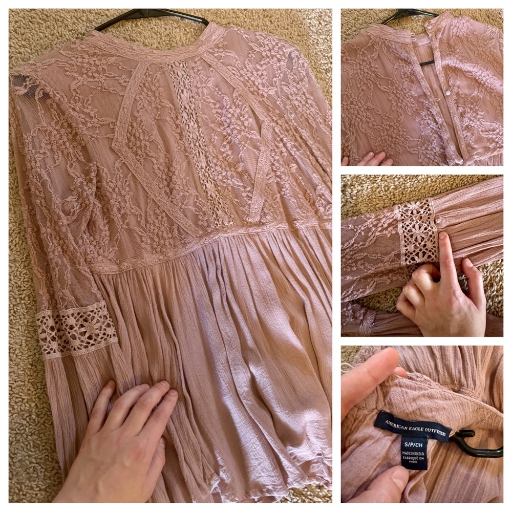 Lace blouse - small